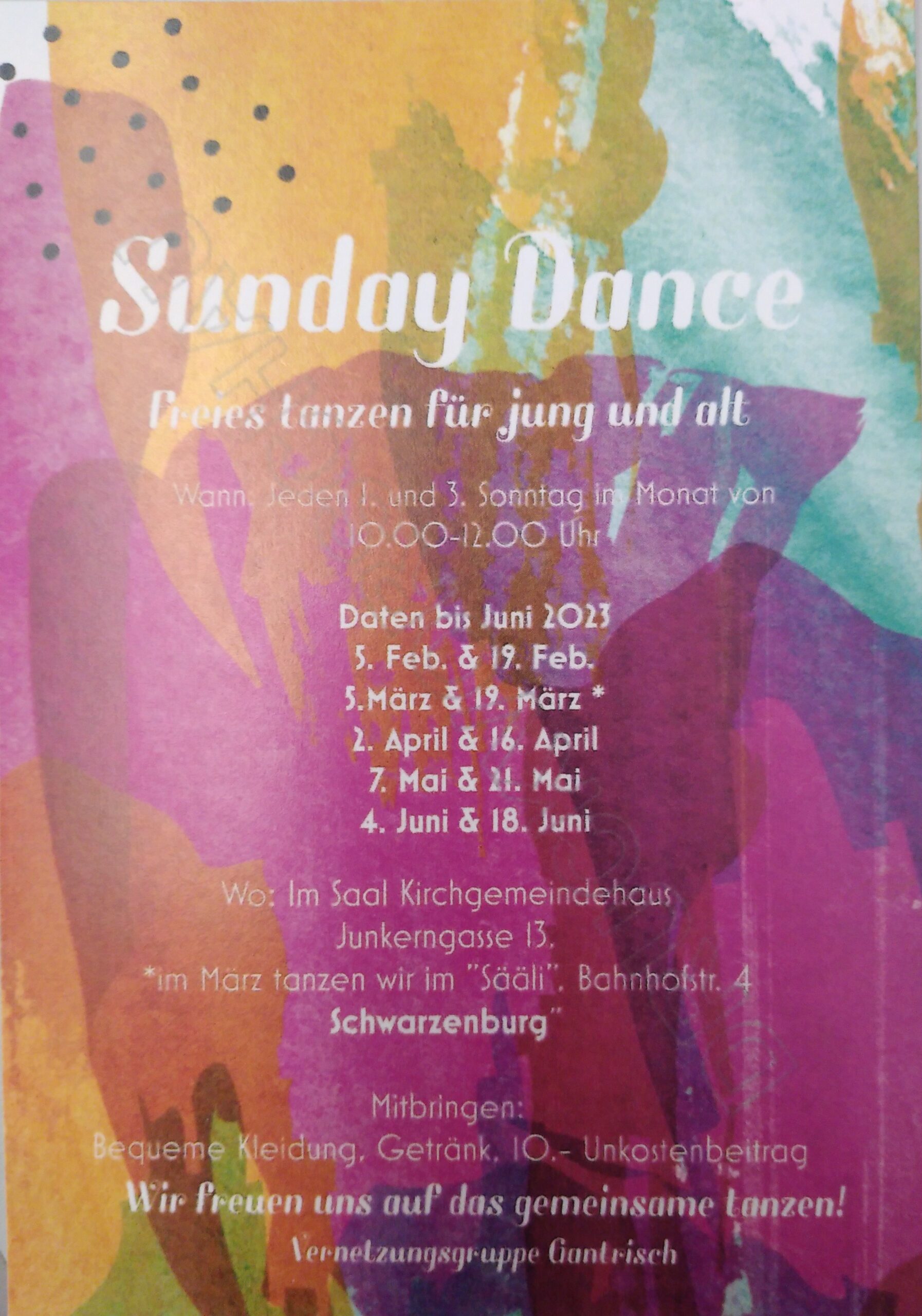 sunday dance vernetzung gantrisch